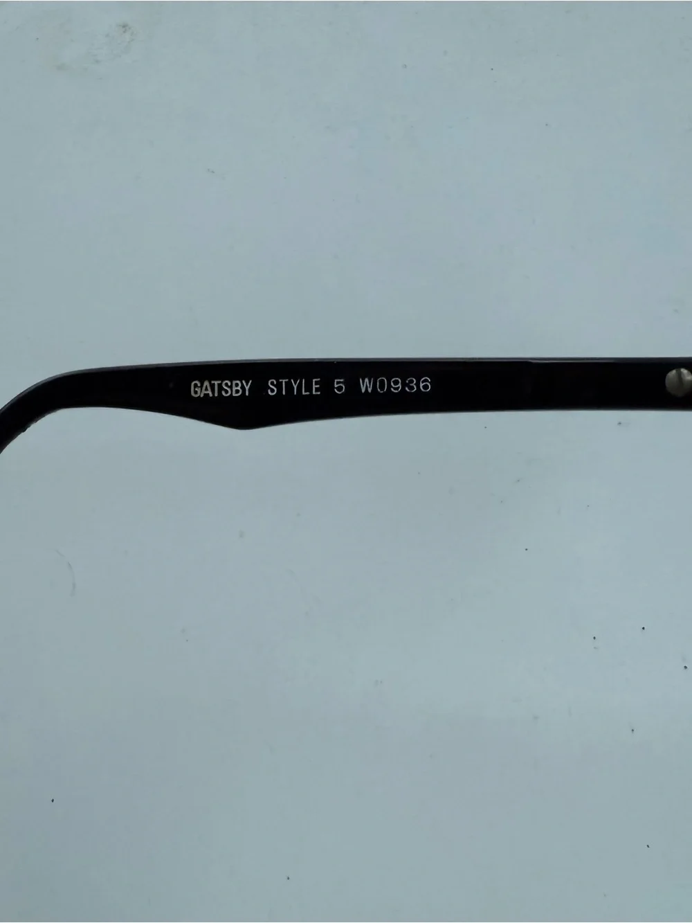 Vintage 80s-90s Rayban B&L gatsby 5 black sunglasses with replacement case